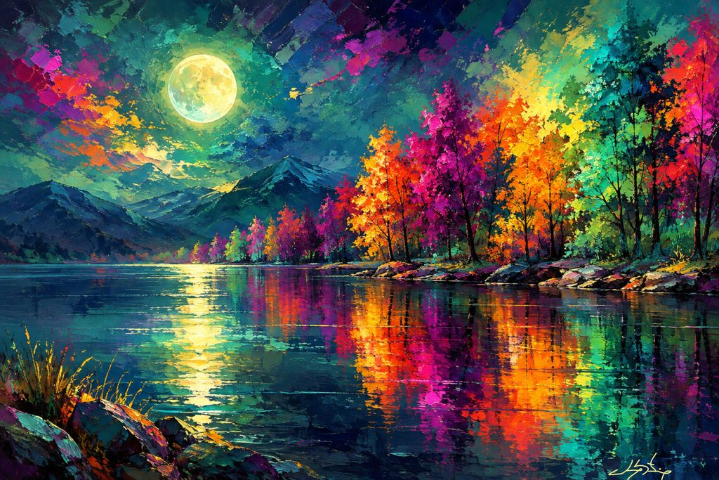 Vibrant Landscape Print