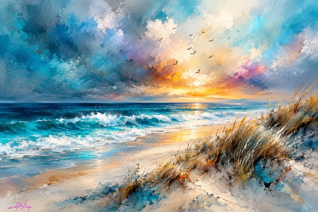 coastal wall art print