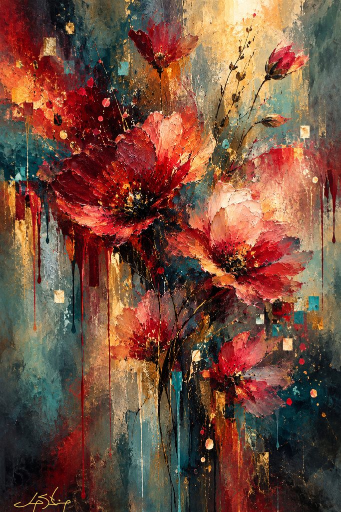Vibrant Crimson Petals