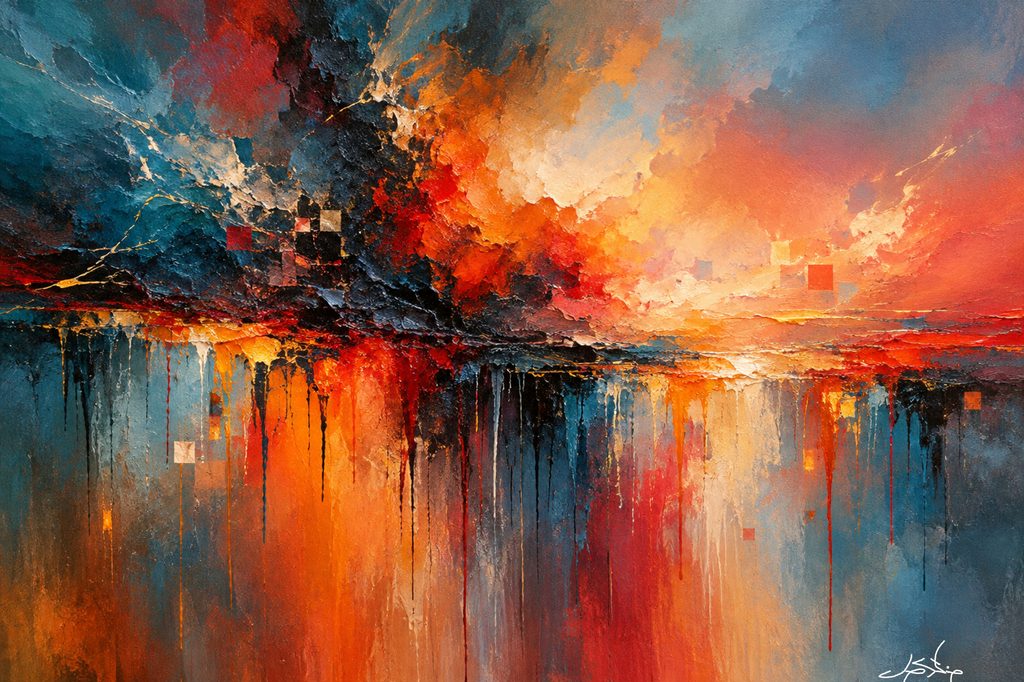 textured abstract art