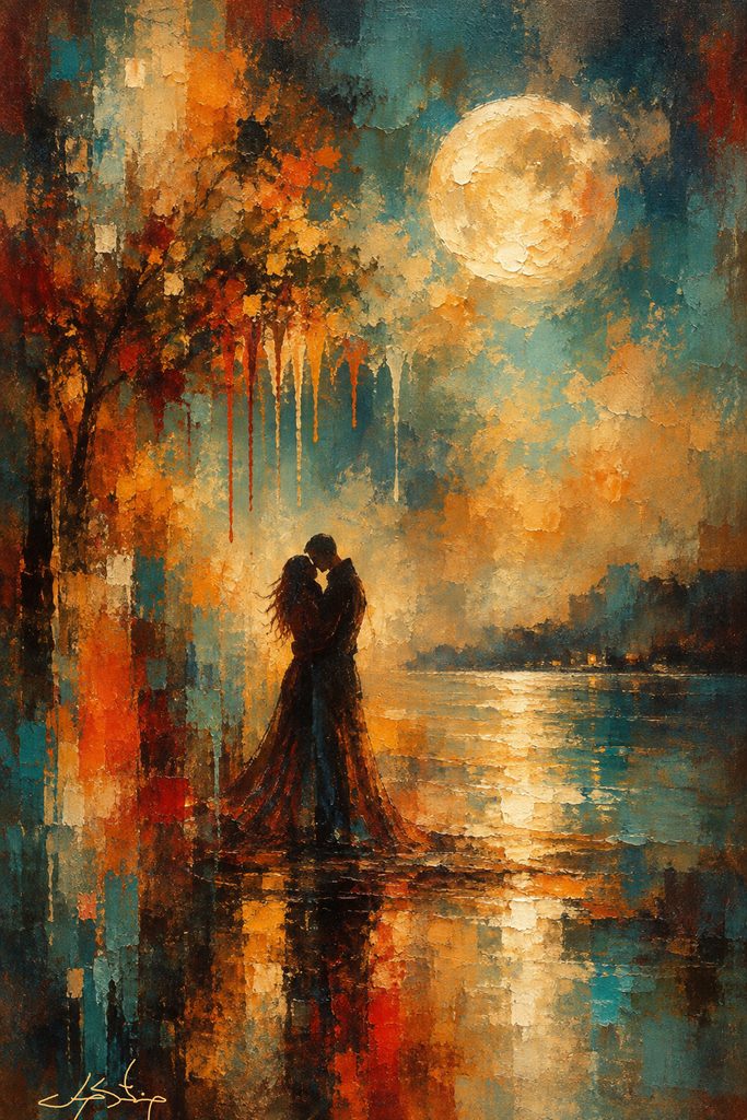 Moonlit Embrace print