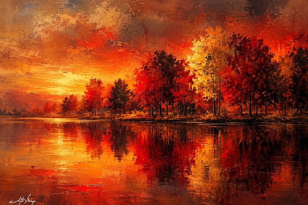 Autumn's Fiery Glow